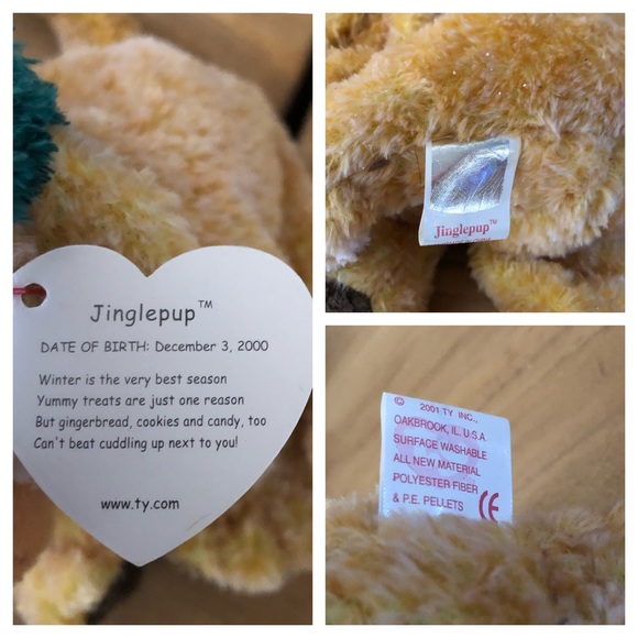 (3) Vintage Ty Beanie Babies - 2001 & 2002 - Picture 6 of 7